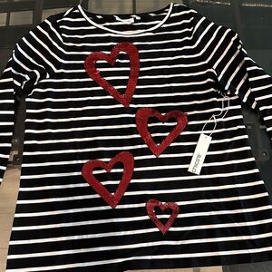 Chico’s size large top, three quarter sleeves, new with tags